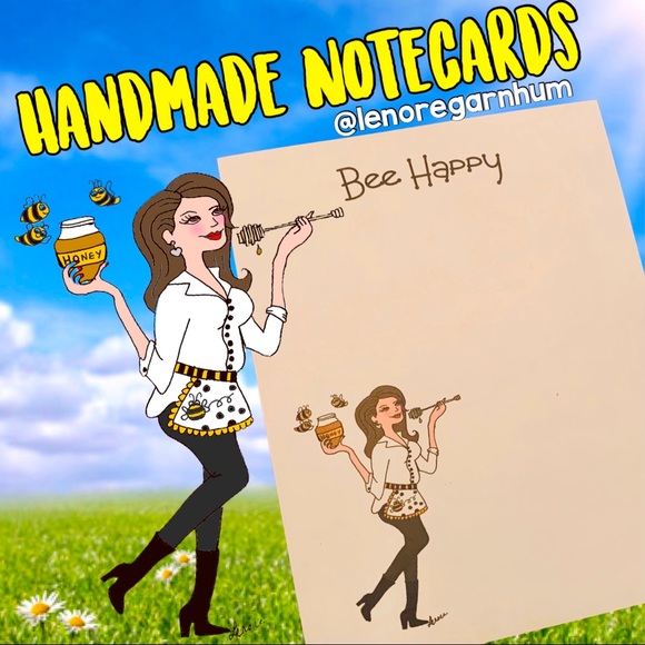 Other - Be my Honey Bee handmade notecards my art